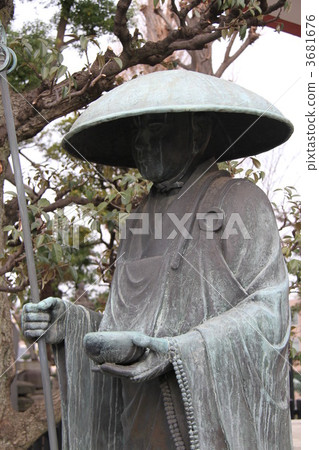 Statue of Kobo Daishi at Hosenji Temple in Nakano Ward, Tokyo 3681676