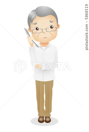 An old male illustration 5868519