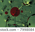 Abstract Molecular Structure 7998084