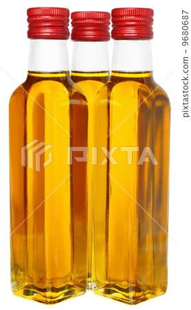 Three bottle of olive oil 9680687