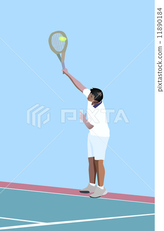 Tennis serve 11890184