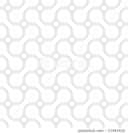 Monochrome pattern - gray curved lines 13483420