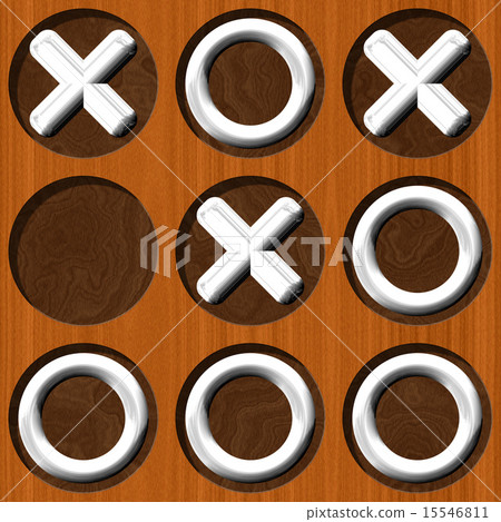 Tic Tac Toe wooden board seamless texture 15546811