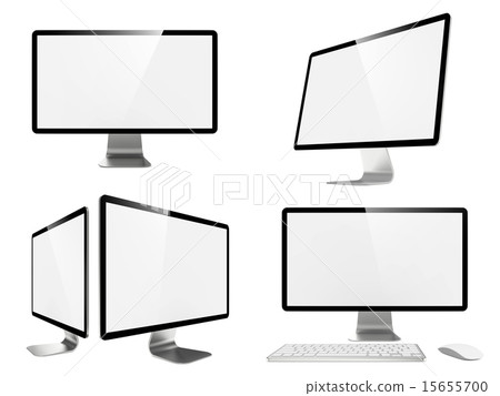 Modern 4k Widescreen Lcd Monitor. 15655700