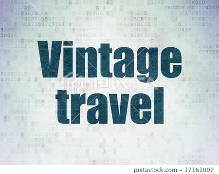 Vacation concept: Vintage Travel on Digital Paper background 17161007