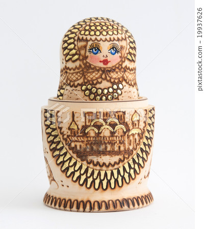 Russian wooden doll - Matryoshka 19937626