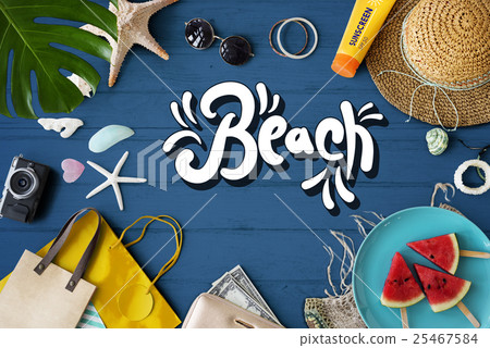 Beach Vocation Enjoy Holidays Summer Concept 25467584