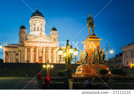 Helsinki, Finland. Senate Square With Lutheran 27111235