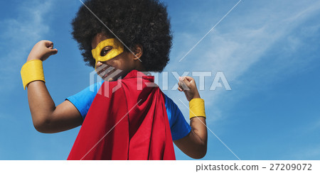 Little Boy Super Hero Concept 27209072