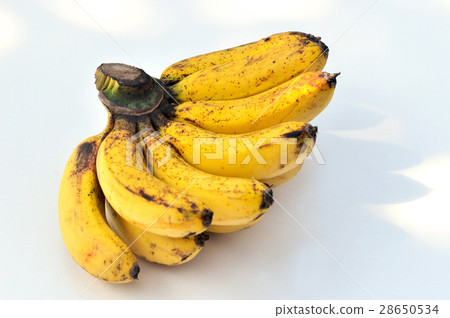 Fresh Yellow Bananas 28650534