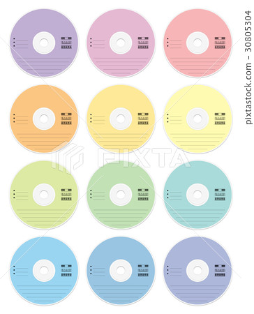 CD Blanks Pastel Colors Set 30805304