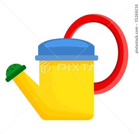 Yellow Toy Watering Can for Children Illustration 35269238