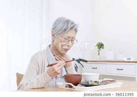 Aged dysphagia image swallowing painful 36011395