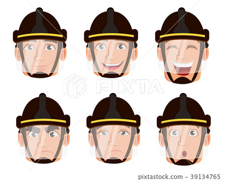 Fireman cartoon character 39134765