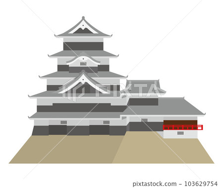 Illustration of Matsumoto Castle 103629754