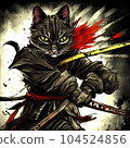 Ninja Assassin Cat 104524856