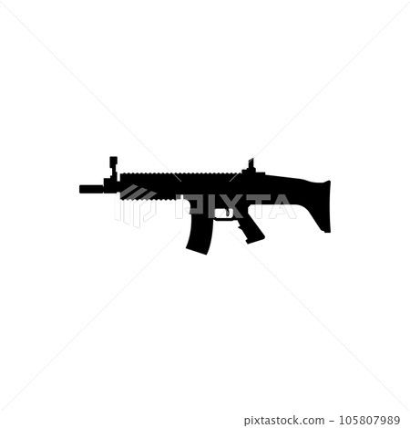 scar gun icon vector 105807989