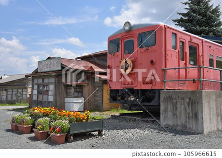 Nemuro Main Line Ikutora Station Last Summer Landscape Movie Railway Worker Stage 105966615