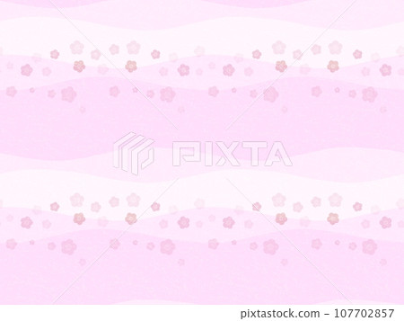 Plum seamless pattern C-4 Japanese paper 107702857