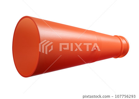 Red megaphone 107756293