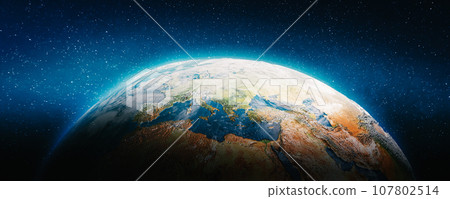 Planet Earth from space 107802514