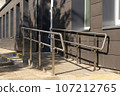 Ramp for wheelchairs, an example of living solution for persons with walking disability 107212765