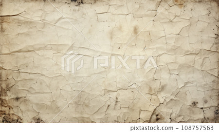 Old torn paper texture. Background concept. Generative AI 108757563