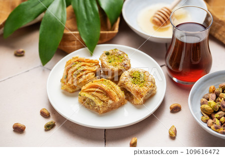 Turkish traditional baklava 109616472