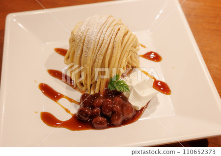 Mont Blanc on a plate 110652373