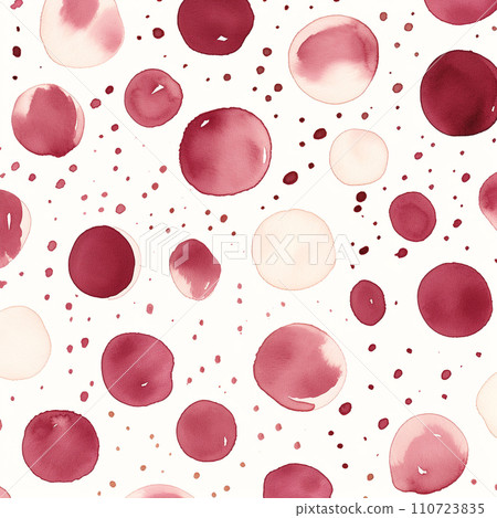 Red bean image, watercolor illustration background "AI generated image" 110723835