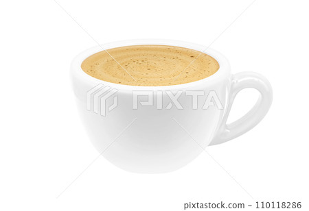 Cafe au lait illustration realistic 110118286