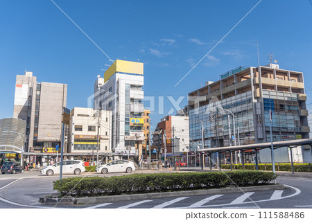 Scenery in front of the station Soga Station 111588486