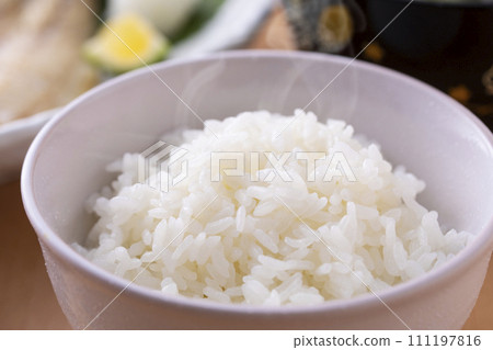 Freshly cooked rice 111197816