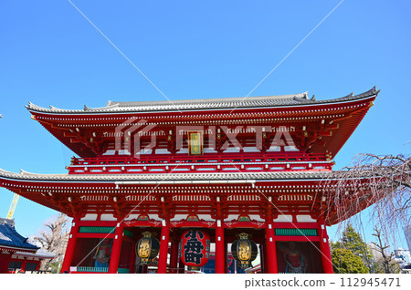 Asakusa Sensoji Temple Hozomon Asakusa 112945471