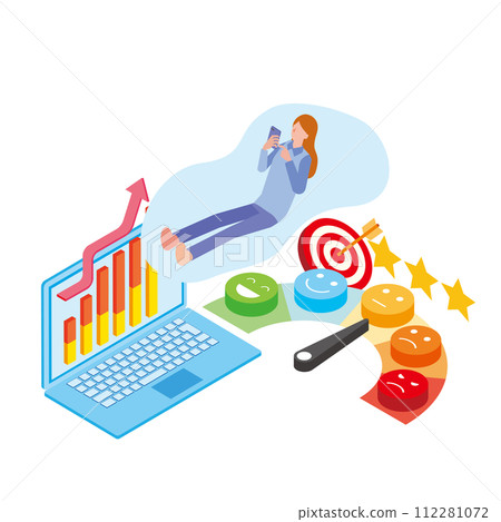 Customer experience image illustration 112281072