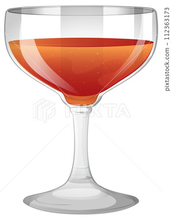 Elegant Glass of Sparkling Wine 112363173