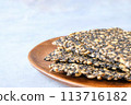 Seed crackers on neutral background 113716182