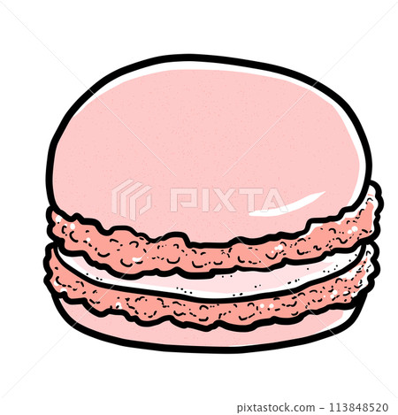 Simple macaron illustration 113848520