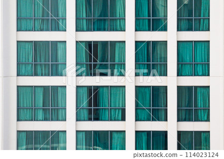 Facade of modern building in Singapore 114023124