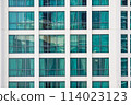 Facade of modern building in Singapore 114023123