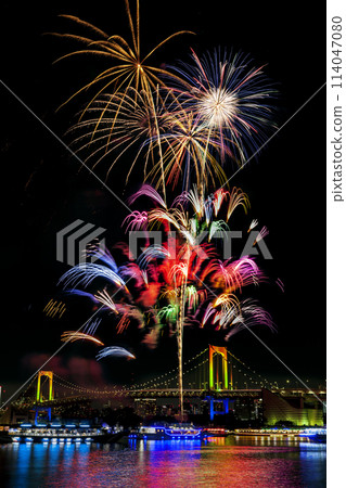 Odaiba Rainbow Fireworks, Tokyo 114047080