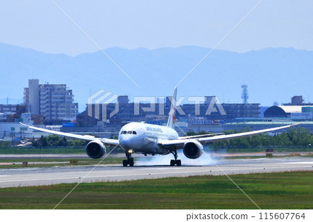 大阪國際機場 JAL 飛機著陸準備就緒 Sky Park 115607764