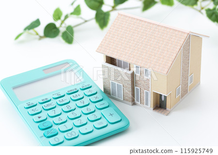 Calculator and house 115925749