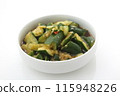 Spicy pounded cucumber 115948226