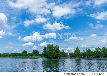 夏天的藍天白雲 115166654