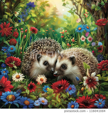 Curious Hedgehogs Uncovers Floral Masterpiece Secrets Found 116041084