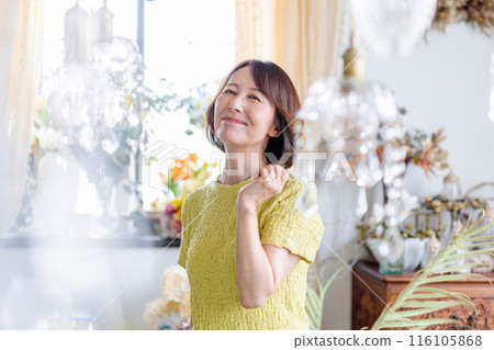 Senior woman in her 60s beauty image 116105868