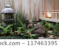 Japanese style courtyard 117463395