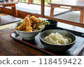 Tendon and udon set 118459422