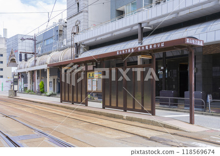 Toyama Chiho Railway, City Tram Station, Nishimachi 118569674